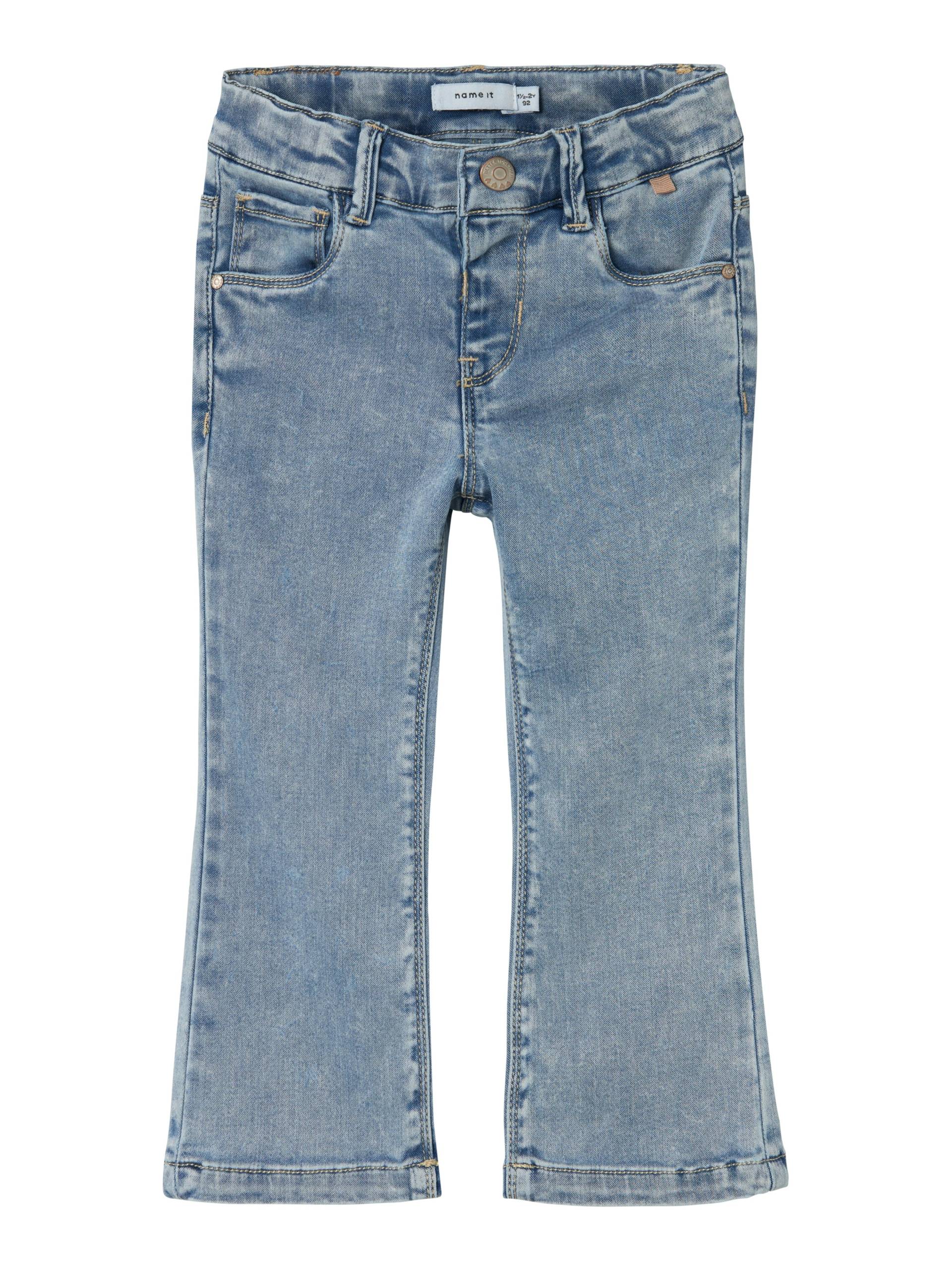 NAME IT - NMFSALLI BOOTCUT JEANS 8292-TO NOOS light blue bleached denim - Gr. - 128 von NAME IT