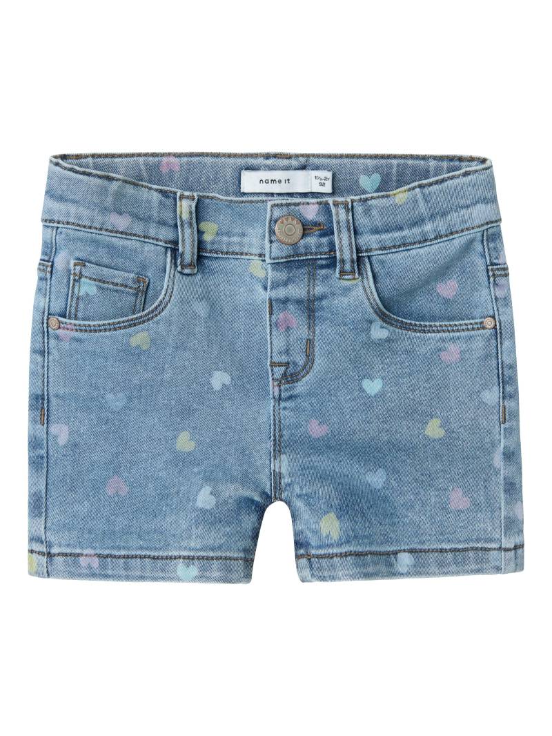 NAME IT - NMFSALLI SLIM DNM SHORTS 3555-ON NOOS medium blue denim - Gr. - 128 von NAME IT