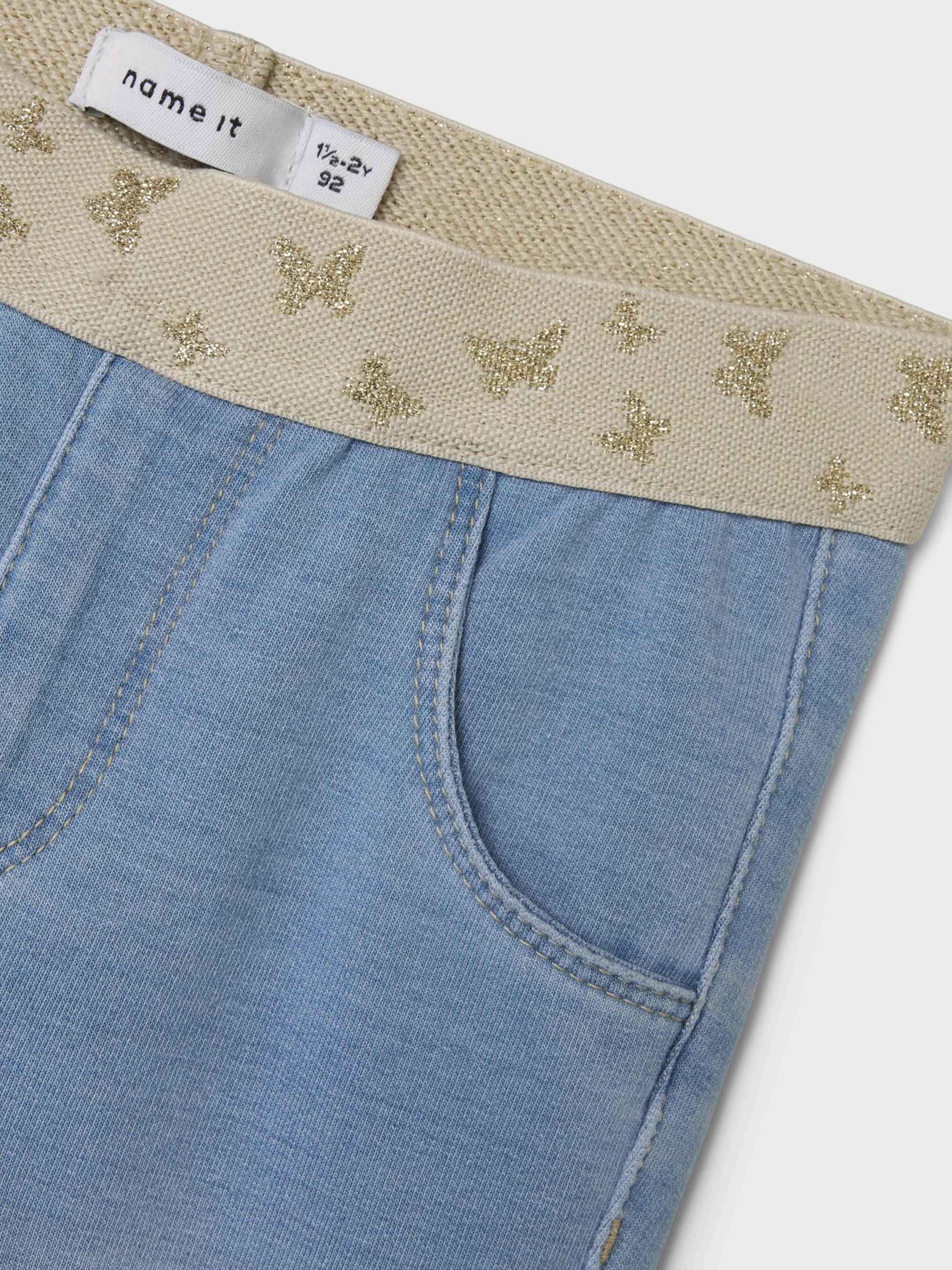 NAME IT - NMFSALLI SLIM SWE JEANS 1190-BO NOOS light blue denim - Gr. - 104 von NAME IT