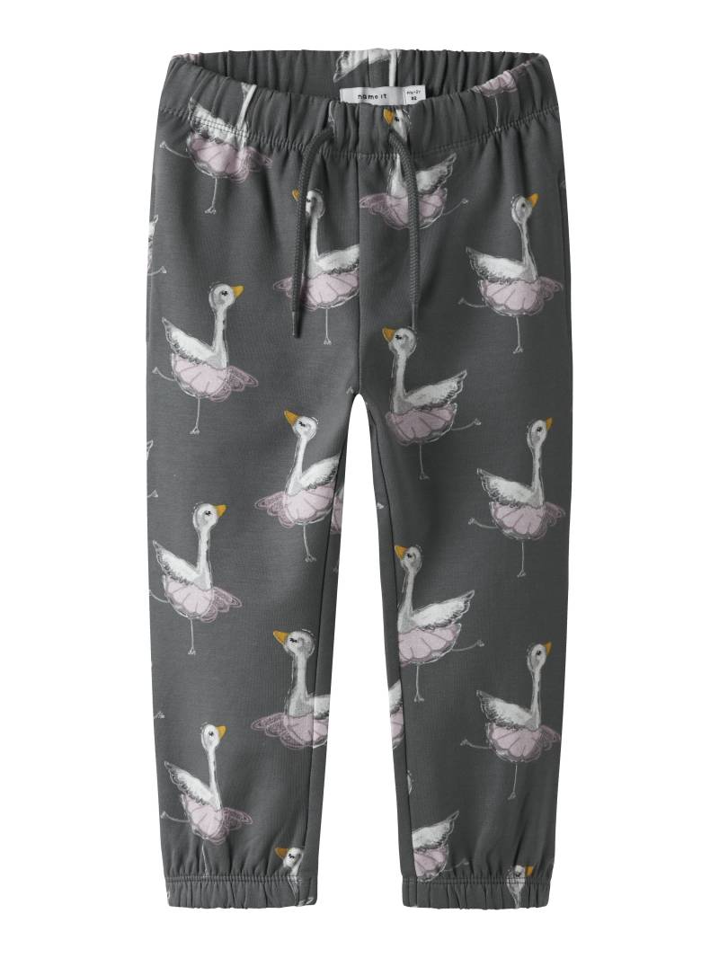 NAME IT - NMFSWANA SWEAT PANT BRU lava smoke - Gr. - 128 von NAME IT