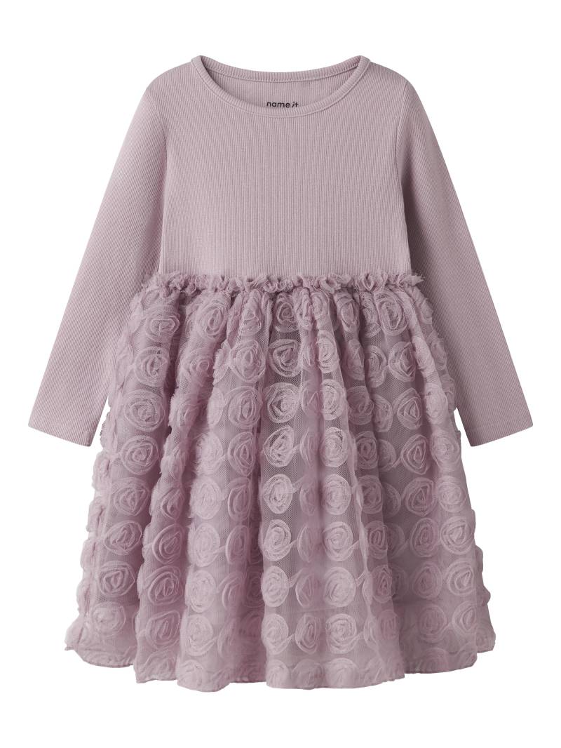 NAME IT - NMFSYKIA TULLE LS DRESS keepsake lilac - Gr. - 104 von NAME IT