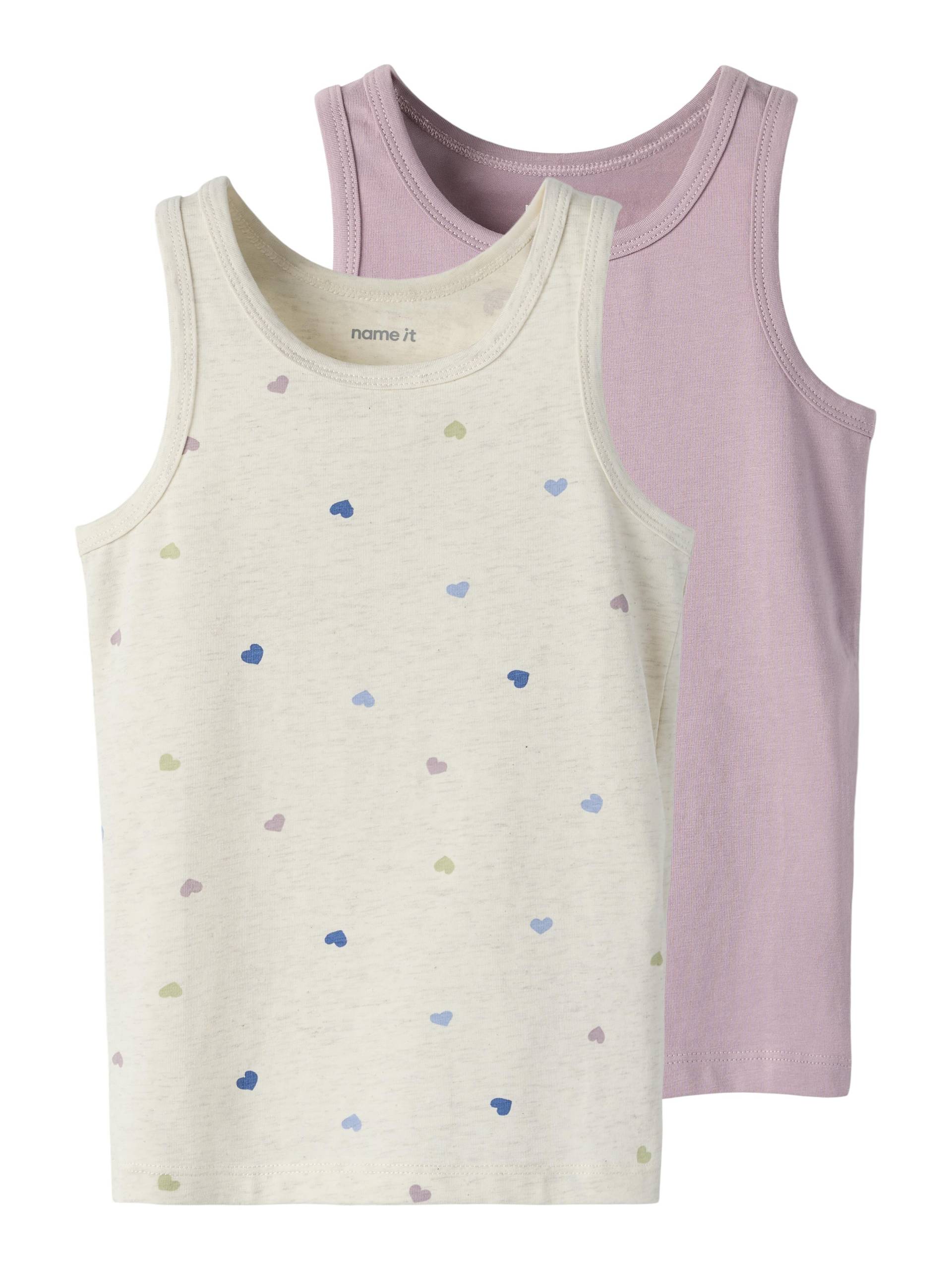 NAME IT - NMFTANK TOP 2P PEYOTE HEARTS NOOS peyote melange - Gr. - 116 von NAME IT