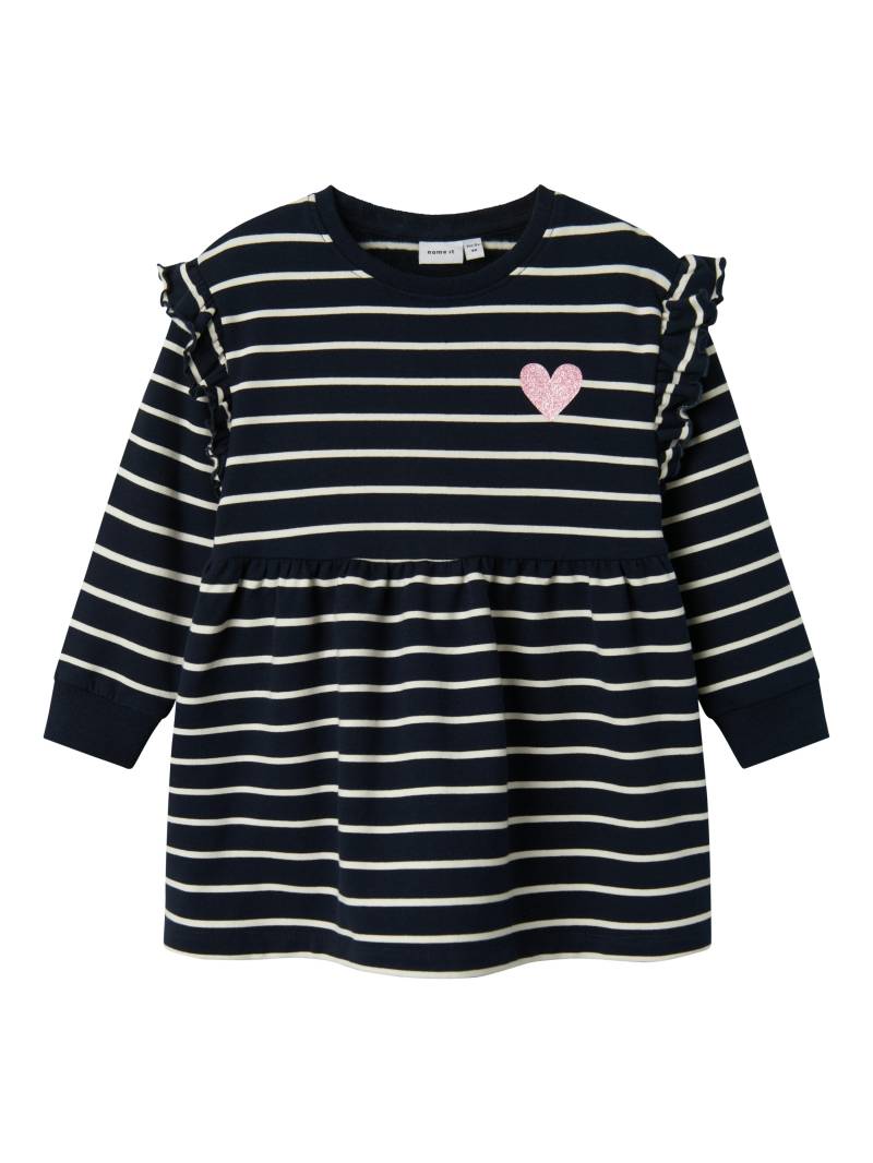 NAME IT - NMFTORINA NREG SWE DRESS BRU PB dark sapphire - Gr. - 128 von NAME IT