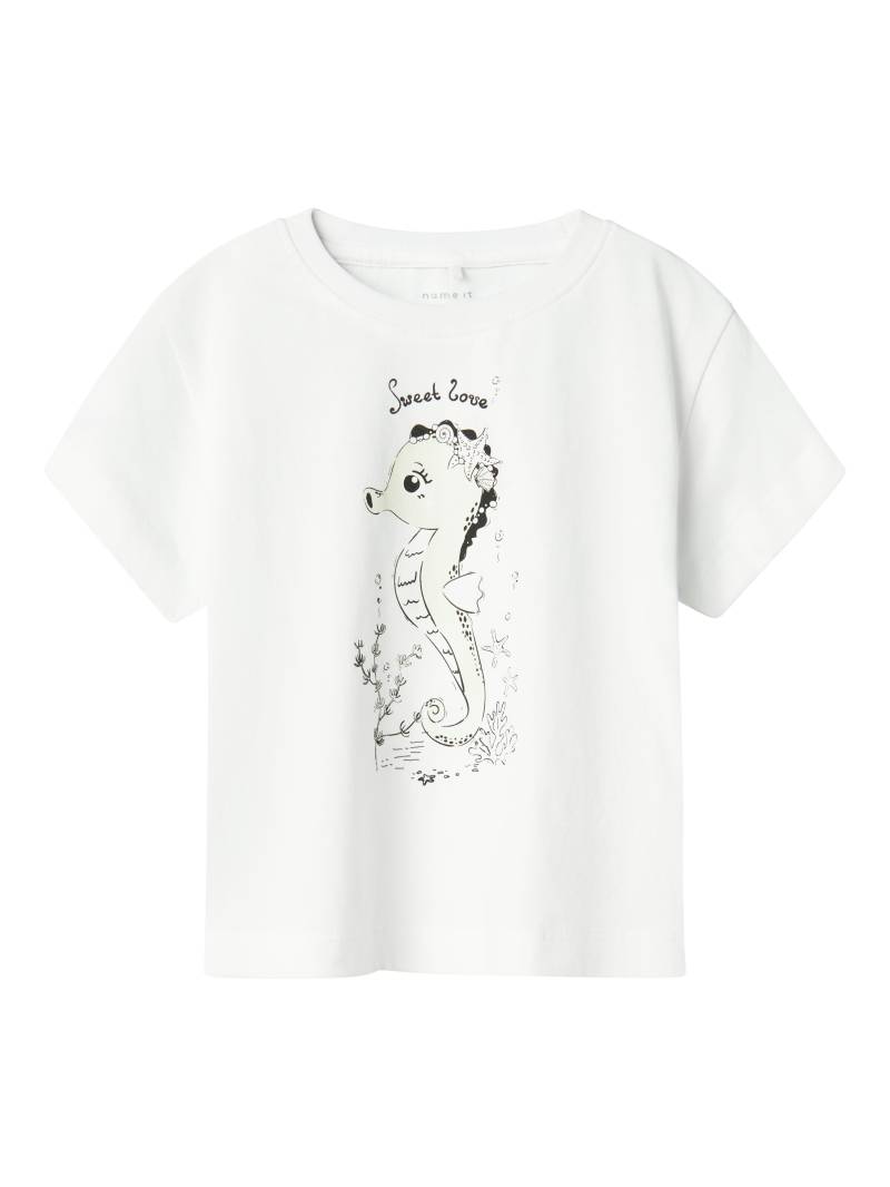 NAME IT - NMFZOSIGNE NREG SS TOP bright white - Gr. - 92 von NAME IT