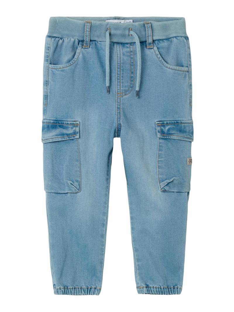 NAME IT - NMMBEN BAGGY R CARGO JEANS 9770-YT NOOS medium blue denim - Gr. - 110 von NAME IT