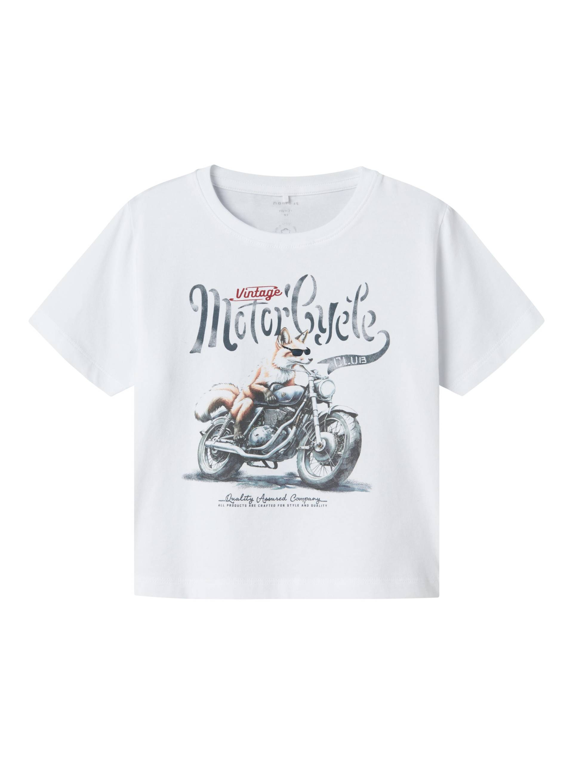 NAME IT - NMMHUSINA SS NREG TOP bright white - Gr. - 104 von NAME IT