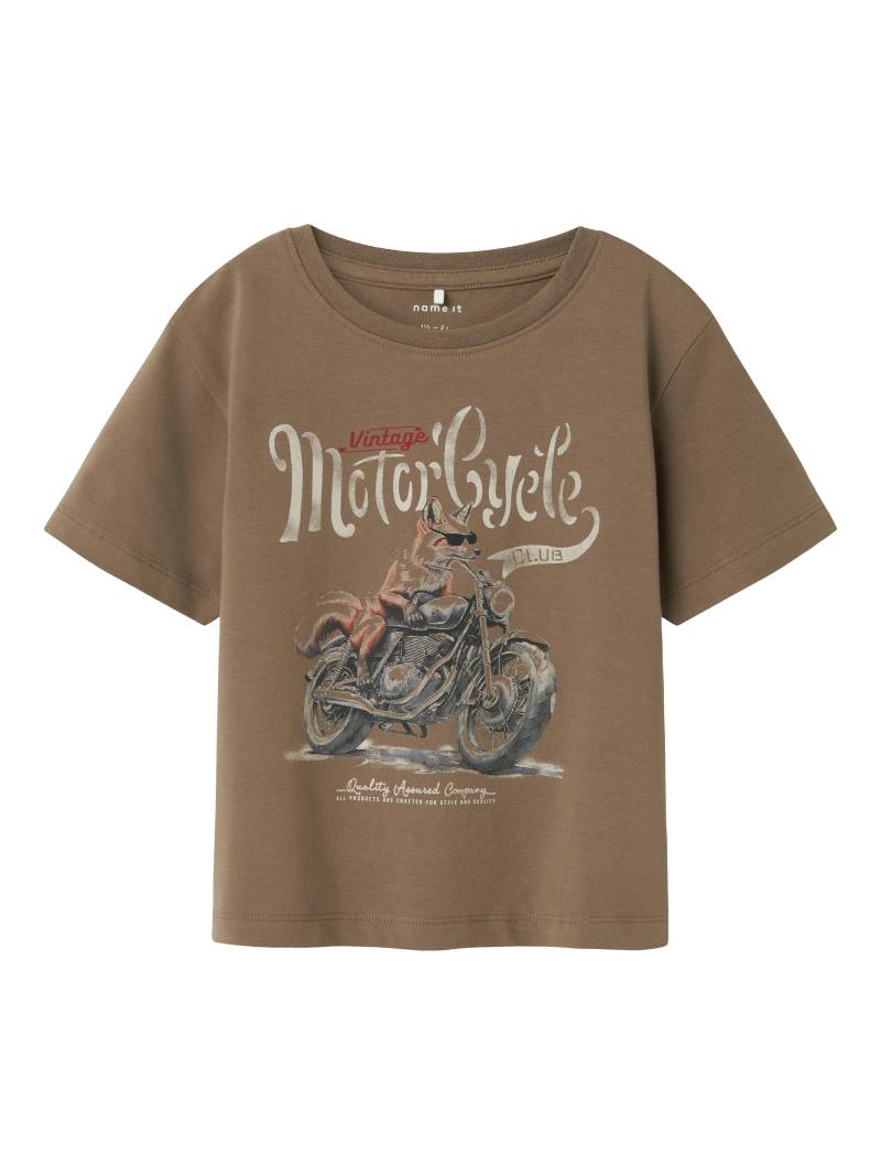 NAME IT - NMMHUSINA SS NREG TOP walnut - Gr. - 98 von NAME IT
