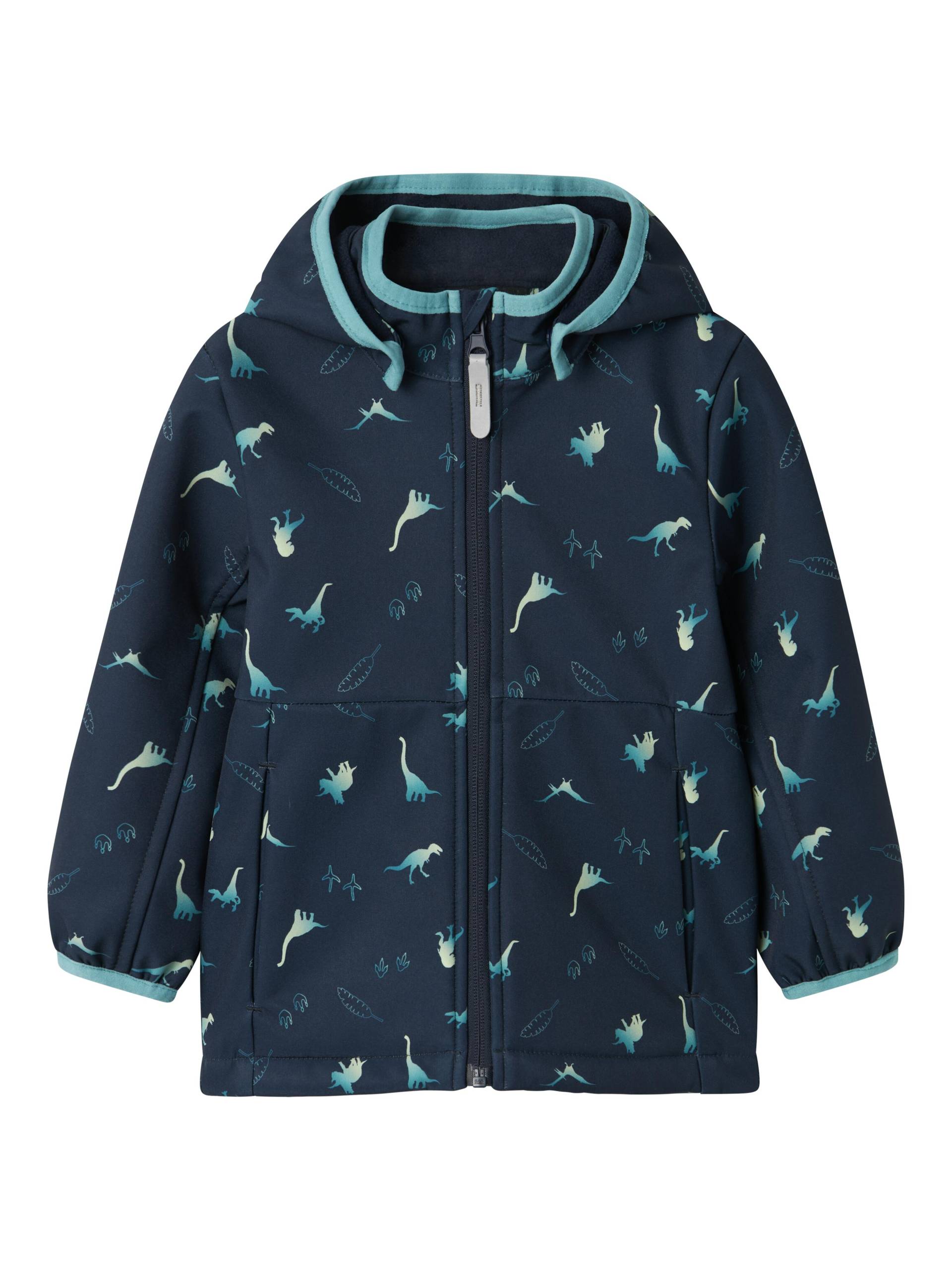 NAME IT - NMMMALTA05 SOFTSHELL JACKET AOP FO dark sapphire - Gr. - 110 von NAME IT