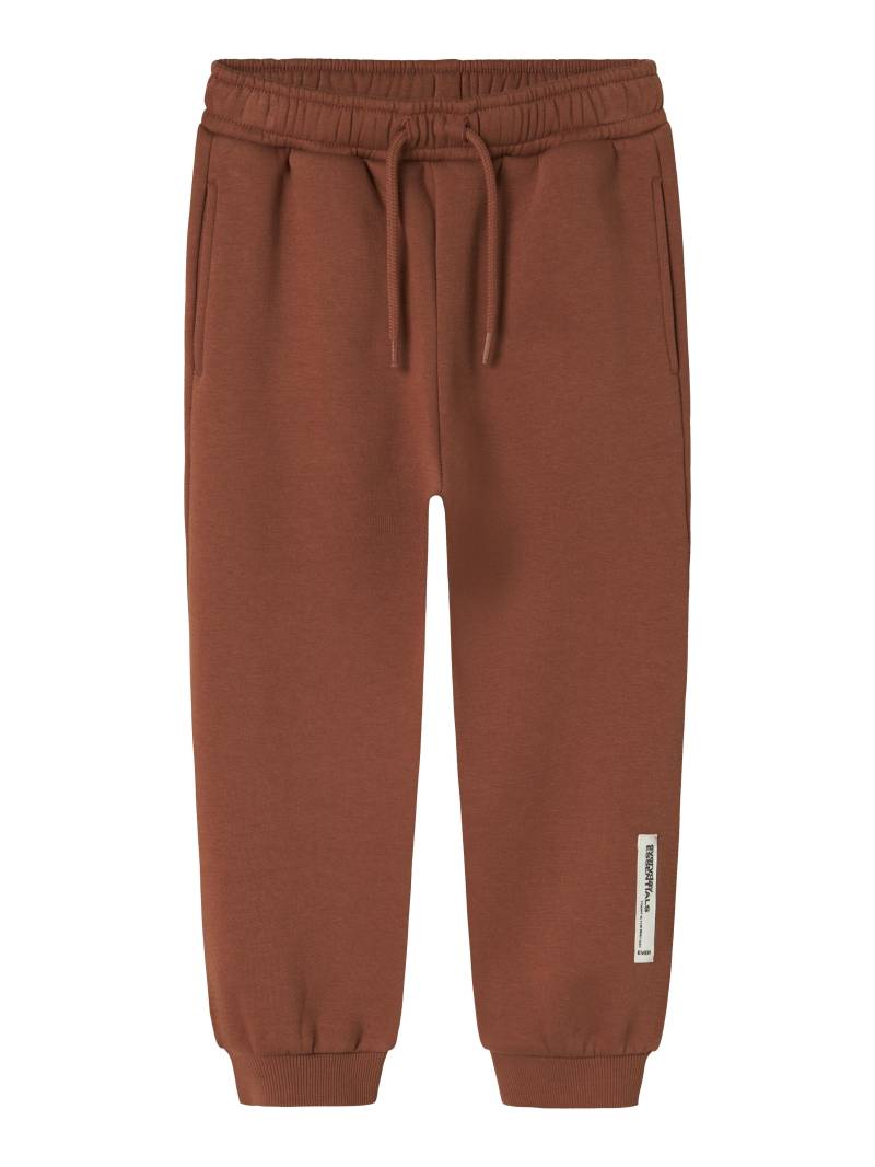 NAME IT - NMMOKIAN NREG SWE PANT BRU BF carob brown - Gr. - 116 von NAME IT