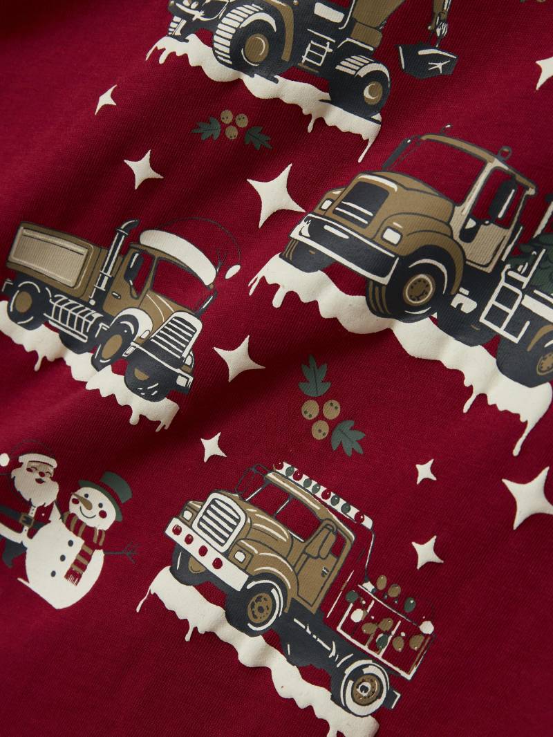 NAME IT - NMMREJULLI NREG LS TOP BOX jester red - Gr. - 116 von NAME IT