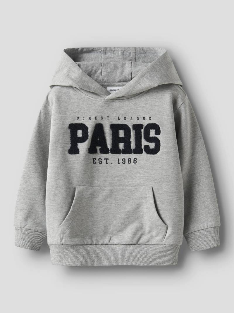 NAME IT - NMMRIVAN LS NREG SWEAT WH BRU grey melange - Gr. - 98 von NAME IT