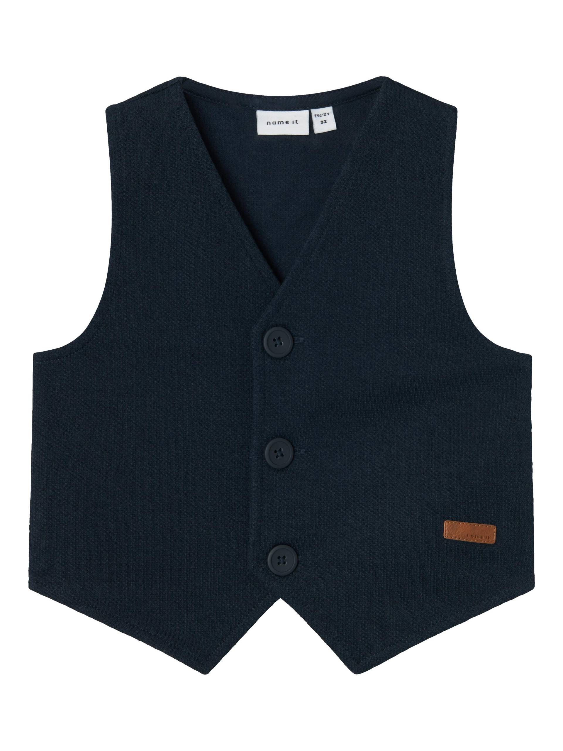 NAME IT - NMMROBINO VEST UNB dark sapphire - Gr. - 104 von NAME IT