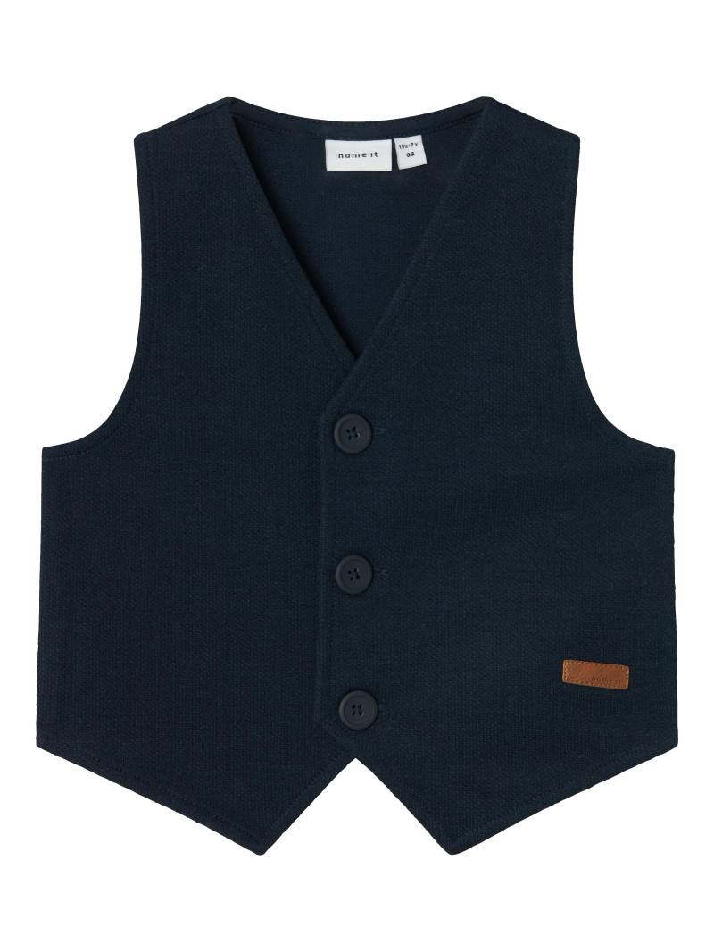 NAME IT - NMMROBINO VEST UNB dark sapphire - Gr. - 110 von NAME IT