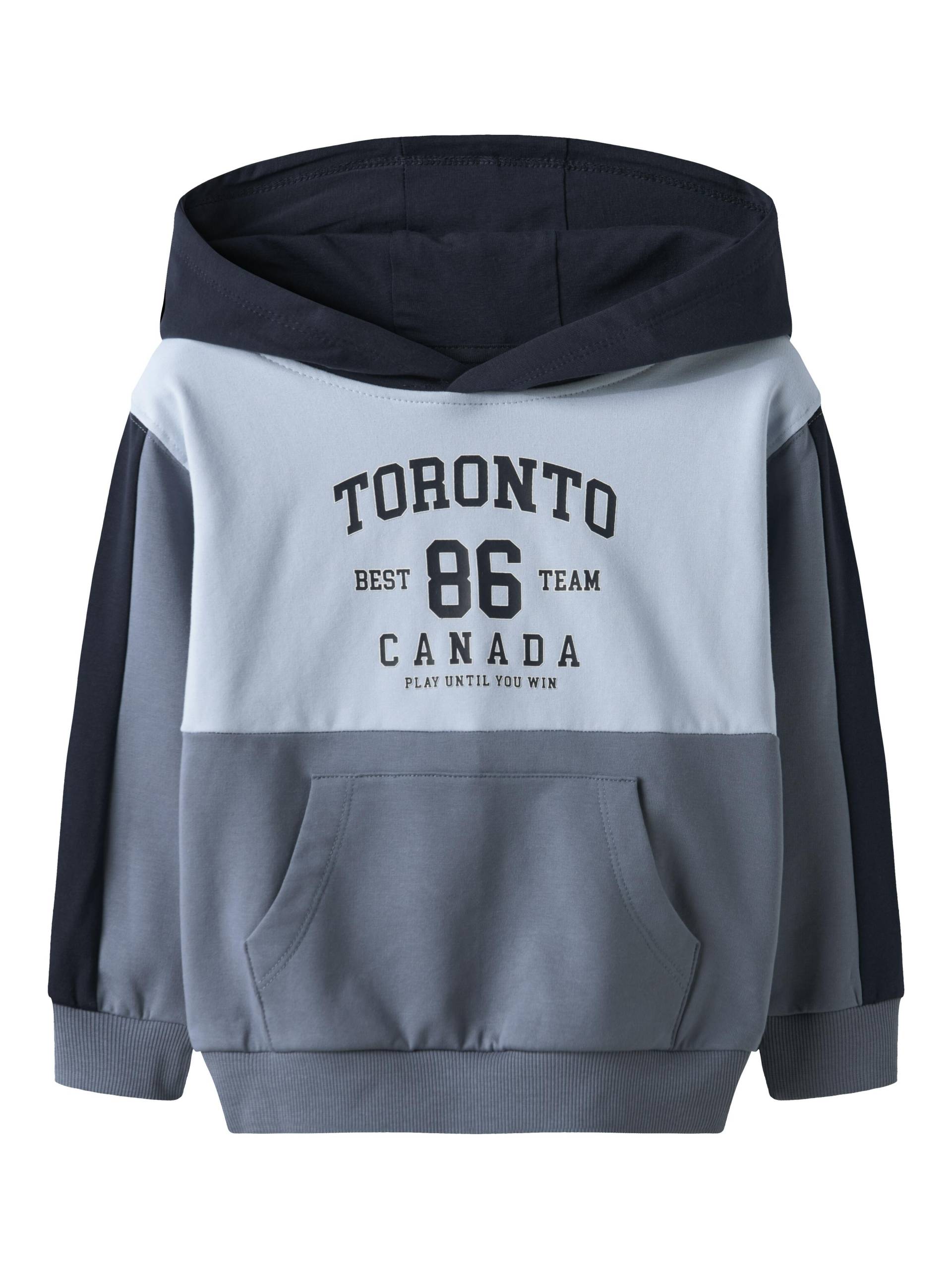 NAME IT - NMMSEJR LS NREG SWEAT WH BRU flint stone - Gr. - 110 von NAME IT