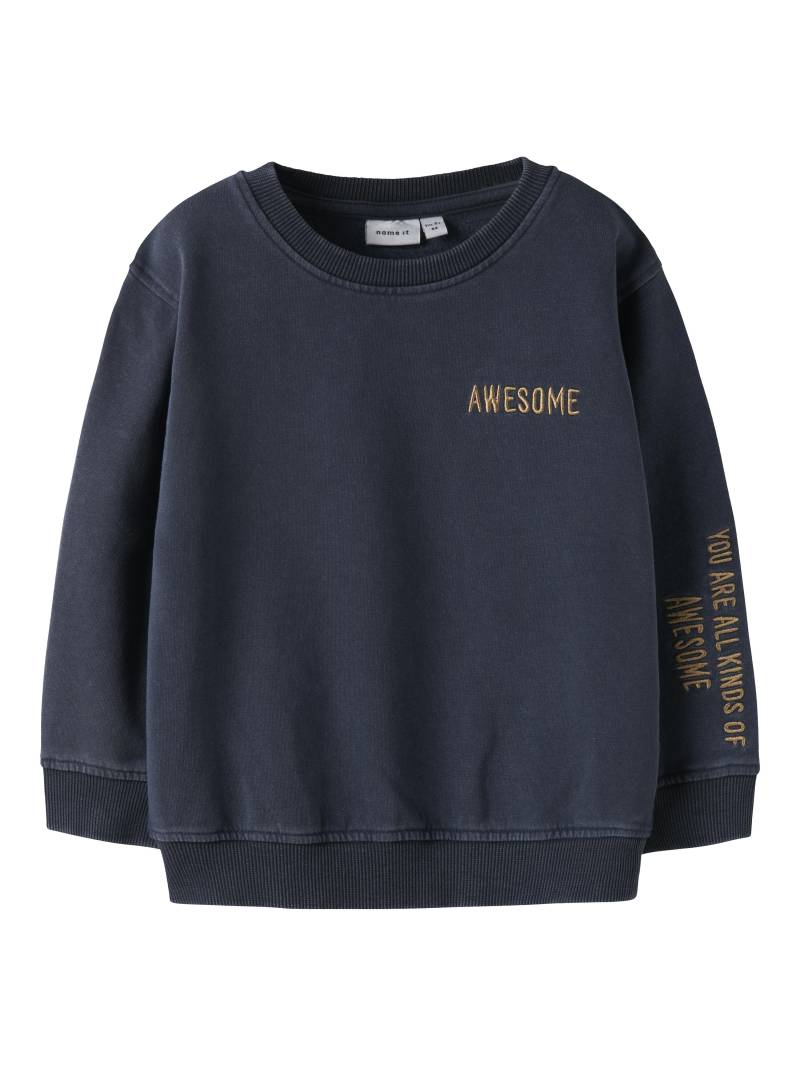 NAME IT - NMMTONATE LS NREG SWEAT BRU navy blazer - Gr. - 104 von NAME IT
