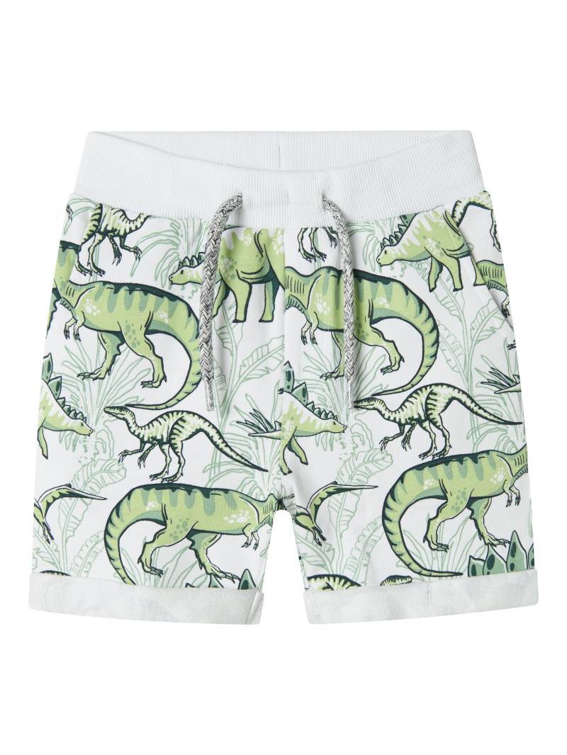 NAME IT - NMMVERMO AOP LONG SWE SHORTS UNB bright white - Gr. - 104 von NAME IT