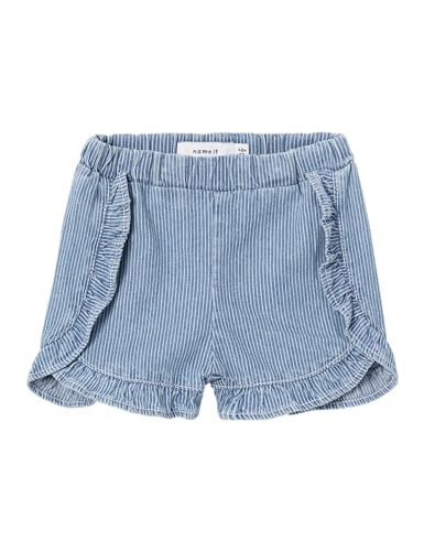 NAME IT Nbfrose Reg Stripe DNM Shorts 7440-Ip H von NAME IT