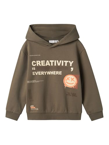 NAME IT Nkmoposte Ls Nreg Sweat Wh Bru von NAME IT