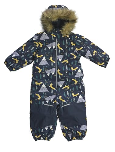 NAME IT Schneeanzug Overall Anzug für Jungen mit Kapuze guppy by suit forestland, Größe: 116 von NAME IT
