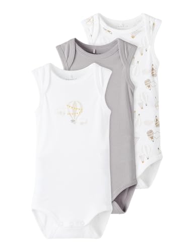 NAME IT Unisex Baby NBNBODY 3P Tank Alloy Balloon NOOS Body, 50 von NAME IT