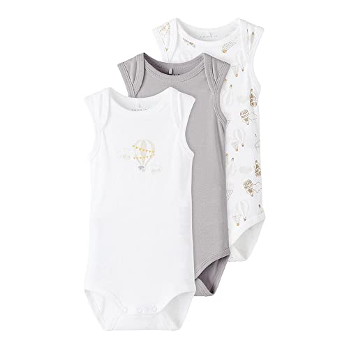 NAME IT Unisex Baby NBNBODY 3P Tank Alloy Balloon NOOS Body, 56 von NAME IT