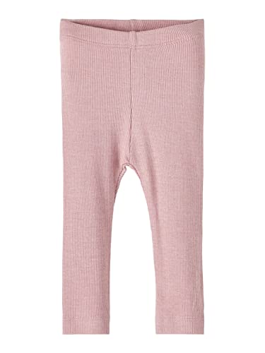 NAME IT Unisex Baby NBNKAB NOOS Legging, Deauville Mauve/Detail:Melange, 50 von NAME IT