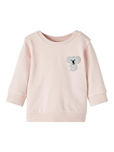 NAME IT Unisex Baby NBNTIBBI Sweat Set BRU Sweatshirt, Rose Smoke, 74 von NAME IT