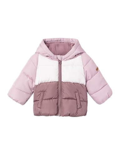 NAME IT Unisex Baby Nbnmaple Jacket Block Jacke, Mauve Shadows, 80 von NAME IT