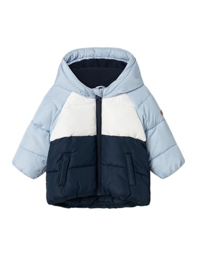 NAME IT Unisex Baby Nbnmaple Jacket Block Jacke, Subdued Blue, 62 von NAME IT