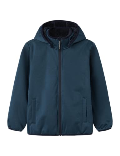 NAME IT Unisex Kinder Nknmada08 Jacket Solid Fo, Legion Blue, Numeric_152 von NAME IT