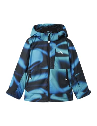 NAME IT Unisex Kinder Nknslope10 Ski Jacket AOP Fo, Surf The Web, Numeric_158 von NAME IT