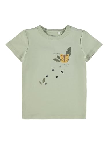 NAME IT Unisex Kleinkind T-Shirt Tiger aus Bio-Baumwolle Desert Sage-80 von NAME IT