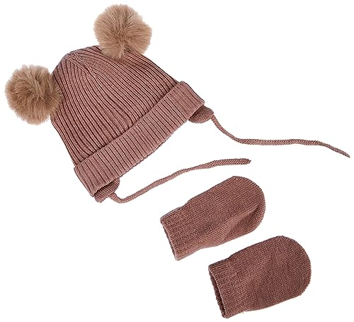 NAME IT Unisex NBNMARA Knit SET2 Handschuh-Set, Antler, 34/39 von NAME IT