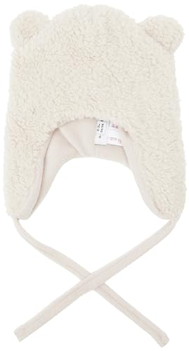 NAME IT Unisex NBNMATUTA Teddy HAT2 Mütze, Moonbeam, 34/39 von NAME IT