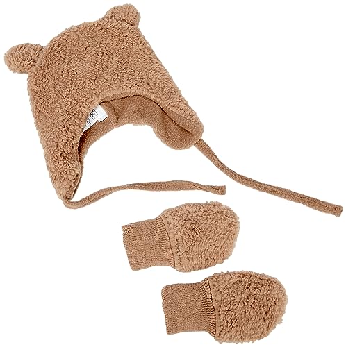 NAME IT Unisex NBNMATUTA Teddy SET2 Handschuh-Set, Chipmunk, 34/39 von NAME IT