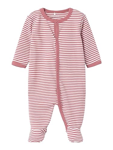 NAME IT Unisex NBNNIGHTSUIT W/F Y/D CORE NOOS Schlafstrampler, Mesa Rose, 56 von NAME IT