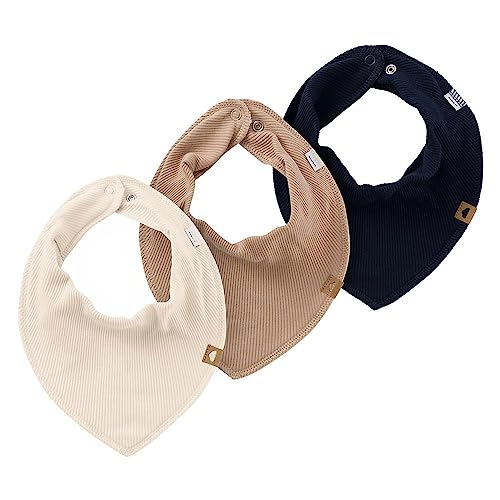 NAME IT Unisex NBNYVETTI 3P Scarf BIB NOOS Schal, Dark Sapphire/Pack:P. W. Humus + Buttercream, ONE Size von NAME IT