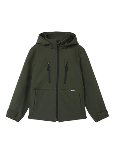 NAME IT Unisex NKNALFA08 Softshell Jacket Sport FO NOOS Jacke, Climbing Ivy, 140 von NAME IT