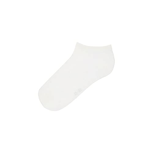 NAME IT Unisex NKNANCLE 7P SOLID NOOS Socken, Bright White, 34/36 von NAME IT