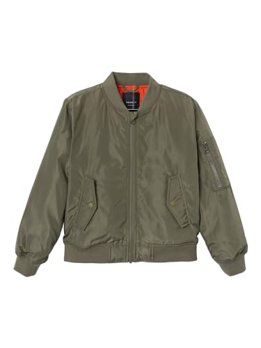 NAME IT Unisex NKNMADRID Bomber Jacket Bomberjacke, Tea Leaf, 128 von NAME IT