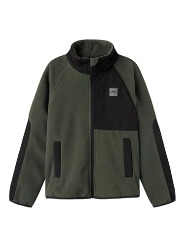 NAME IT Unisex NKNMYLES Fleece Jacket NOOS Fleecejacke, Climbing Ivy, 116 von NAME IT