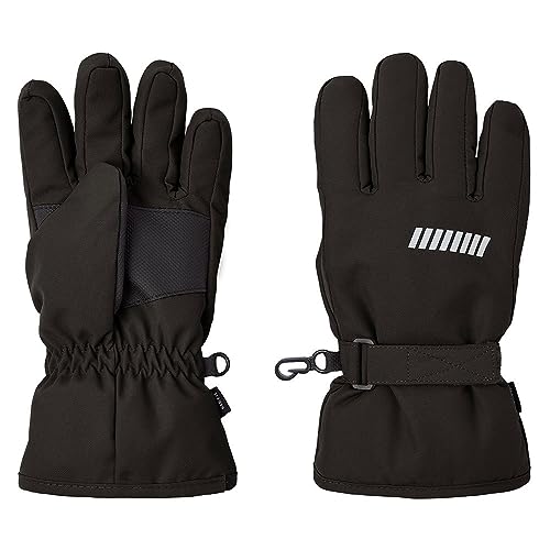 NAME IT Unisex NKNSNOW10 Gloves 2FO NOOS Handschuhe, Black, 8 von NAME IT