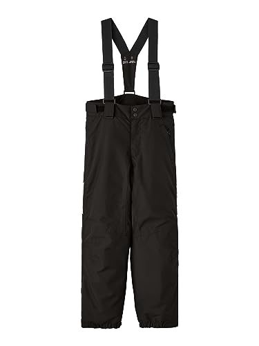 NAME IT Unisex NKNSNOW10 Pant SOLID 1FO NOOS Schneehose, Black, 116 von NAME IT