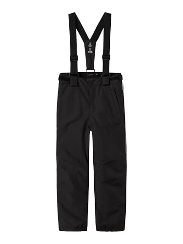 NAME IT Unisex NKNSNOW10 Pant SOLID 1FO NOOS Schneehose, Black, 116 von NAME IT