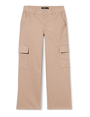 NAME IT Unisex NLNTALSE TWI Straight Cargo Pant NOOS Cargohose, Mocha Meringue, 128 von NAME IT