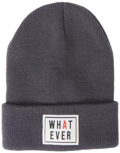 NAME IT Unisex NMNMALIK Knit Beanie Whatever 2P Strickmütze, Blau, 50-52 von NAME IT