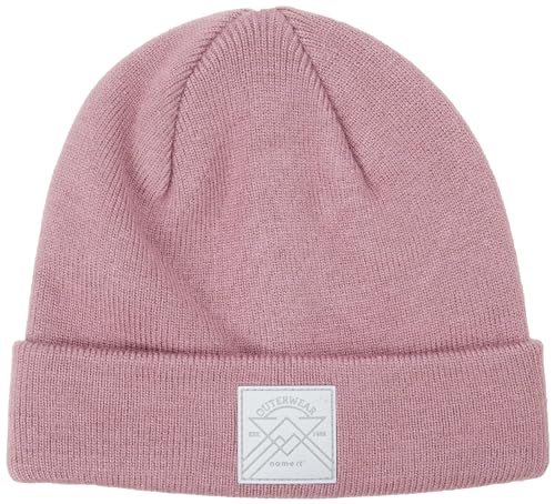 NAME IT Unisex NMNMOSO Ear Protect BEANIE1 FO Ohrenschützer, Wistful Mauve, 50/51 von NAME IT