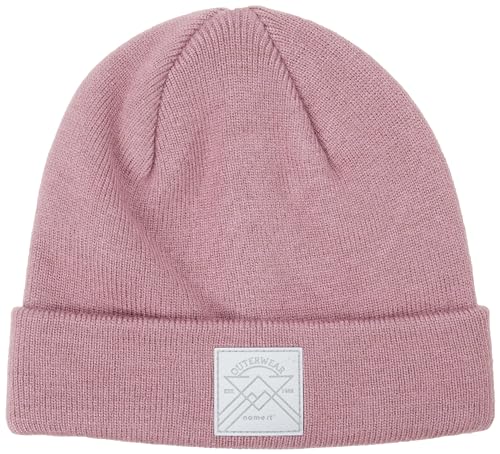 NAME IT Unisex NMNMOSO Ear Protect BEANIE1 FO Ohrenschützer, Wistful Mauve, 50/51 von NAME IT