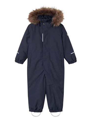 NAME IT Unisex NMNSNOW10 Suit SOLID FO NOOS Schneeanzug, Dark Sapphire, 104 von NAME IT