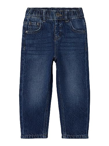 NAME IT Unisex NMNSYDNEY Tapered Jeans 2415-OY NOOS Jeanshose, Dark Blue Denim, 80 von NAME IT